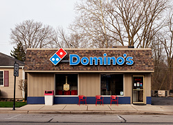 Dominos Restaurant in New Haven Indiana.